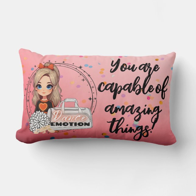 Cozy Dancer Pillow (Front)