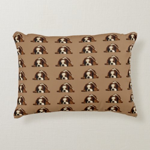 Cozy decoration with a charming dog design accent pillow