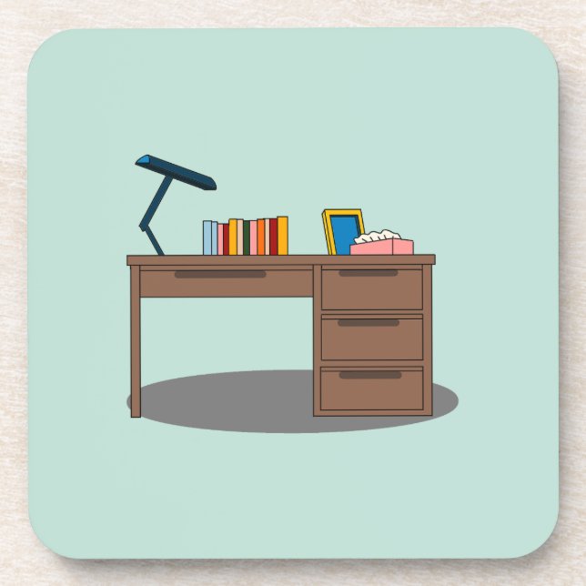 Cozy Desk Coaster (Front)