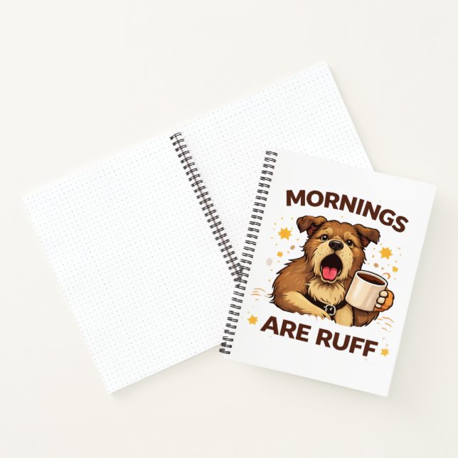 Cozy Dog Illustration Notebook (Inside)