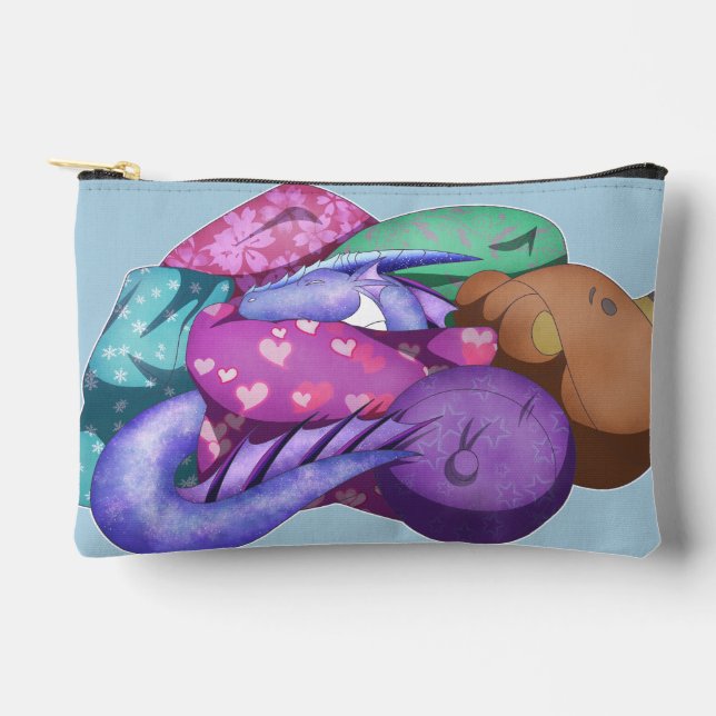 Cozy Dragon Accessory Pouch (Front)