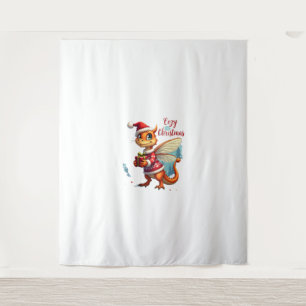 Cozy Dragonfly Christmas Tapestry