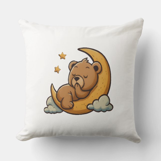 Cozy Dreams Teddy Bear & Pillow Set (Front)