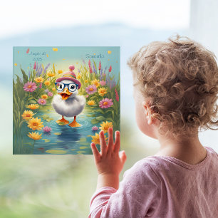 Cozy Duckling Window Cling