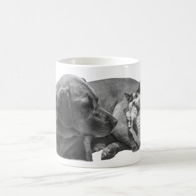 Cozy Duo, Soft Shaded Coffee Mug (Center)