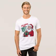 Cozy Eat Drink Nap Santa Christmas T-Shirt
