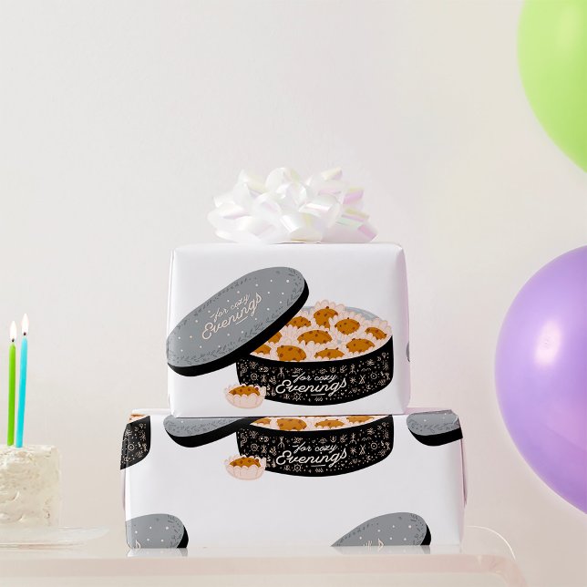 Cozy Evenings Muffin Tin Wrapping Paper (Creator Uploaded)