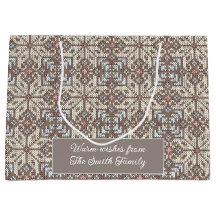 Cozy Fair Isle Knitted Pattern Christmas