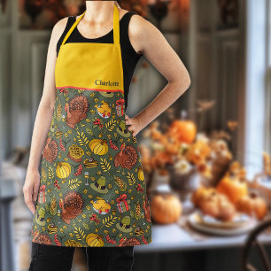Cozy Fall Autumn Thanksgiving Apron