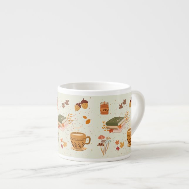  Cozy Fall Espresso Cup (Front Right)