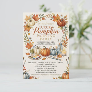 Cozy Fall Harvest Dinner Party Invitation 2026 Pri
