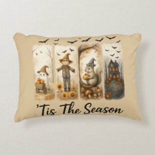 Cozy Fall Harvest Halloween ’Tis The Season Autumn Accent Pillow