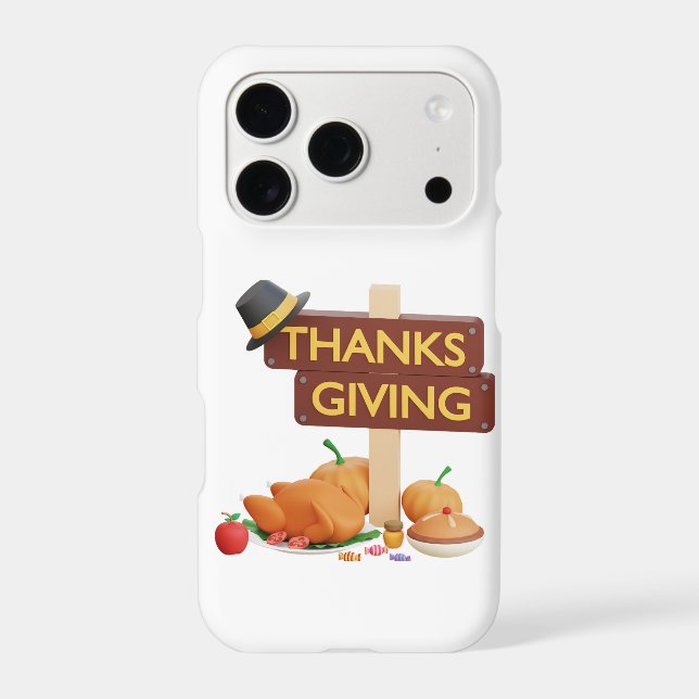 Cozy Fall iPhone 17 Pro Case (Back)