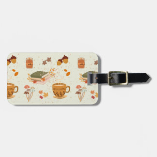 Cozy Fall Luggage Tag