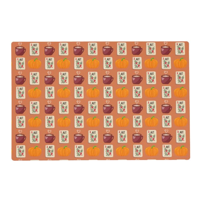 Cozy Fall Mahjong Placemat (Front)