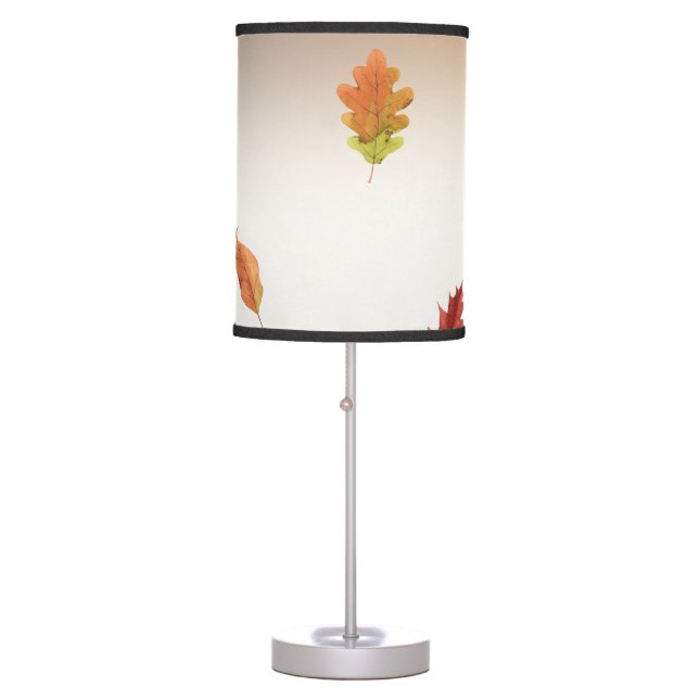 Cozy Fall Mood – Minimal Autumn Coffee Design Table Lamp (Front)