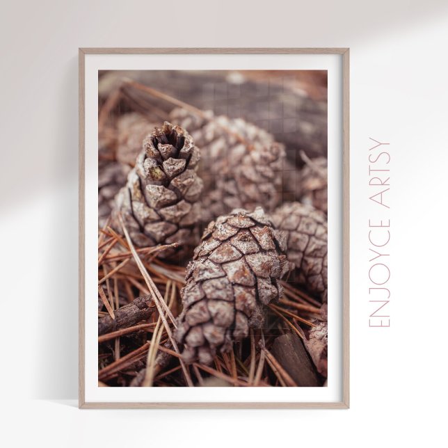 Cozy fall pine cone autumn farmhouse wall art (Creator Uploaded)