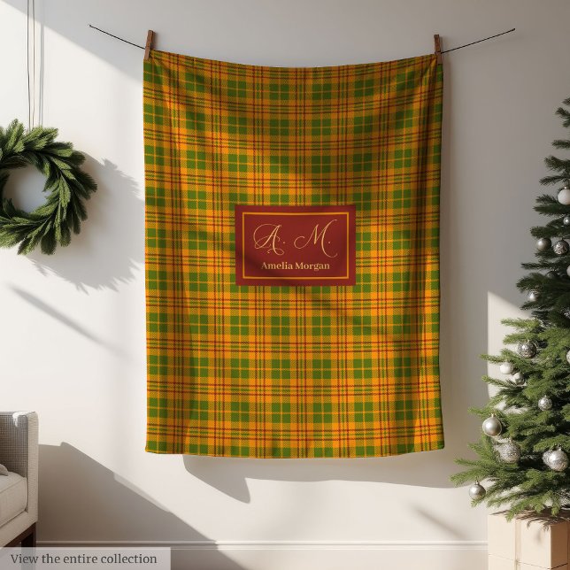 Cozy Fall Plaid Blanket Personalized Farmhouse (Cozy Fall Plaid Blanket Personalized Farmhouse)