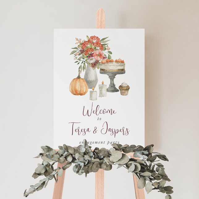 Cozy Fall Pumpkin Event Welcome Sign (Creator Uploaded)