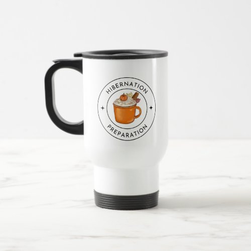 Cozy Fall Pumpkin Spice Hot Cocoa Travel Mug