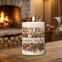Cozy Fall Sweater Weather Yarn Art