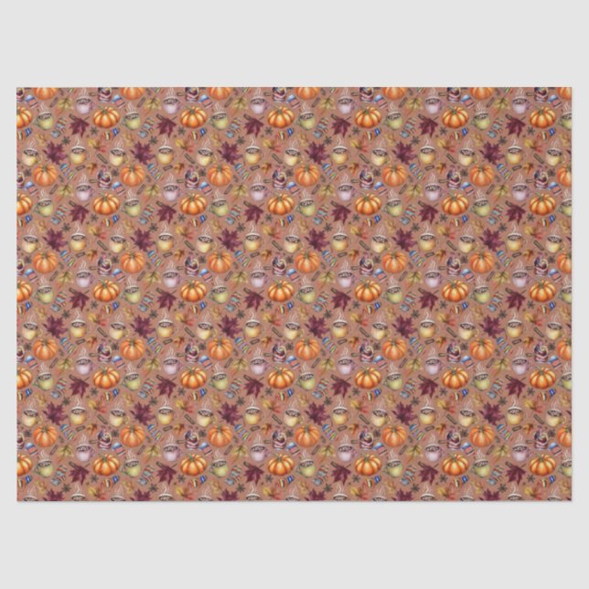 Cozy Fall Tissue Paper (Front)