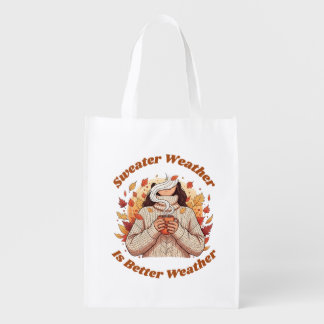 Cozy Fall Vibes Collection – Grocery Bag