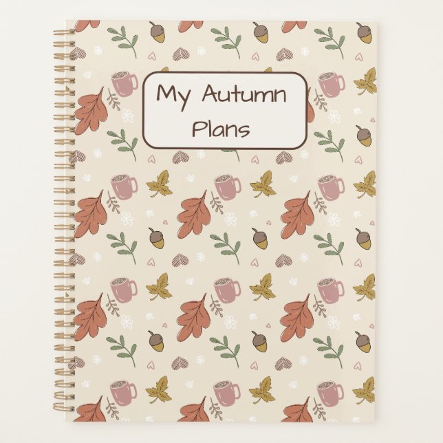 Cozy Fall Vibes Daily Planner (Front)