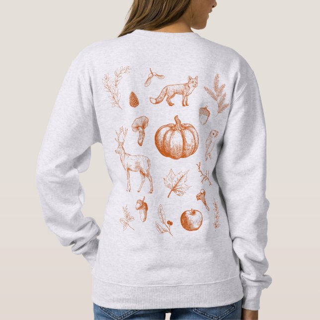 Cozy Fall Vibes Sweatshirt (Back)