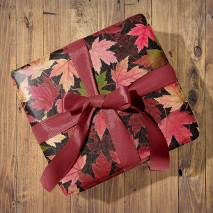 Cozy Falling Leaves All Occasion Wrapping Paper