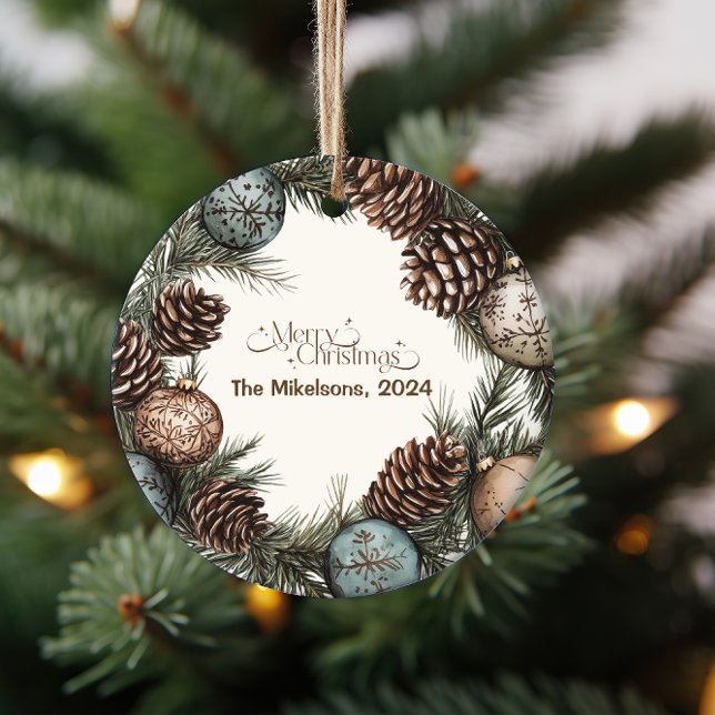 Cozy Festive Rustic Christmas Ornament (Creator Uploaded)