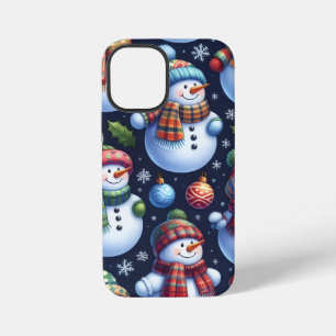 Cozy Festive Snowman iPhone 12 Mini Case