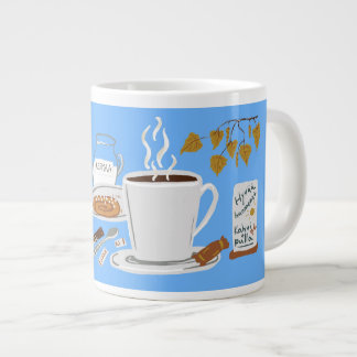 Cozy Finnish Nordic Coffee Morning Giant Coffee Mug