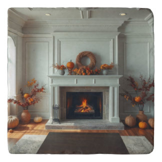 Cozy fireplace trivet