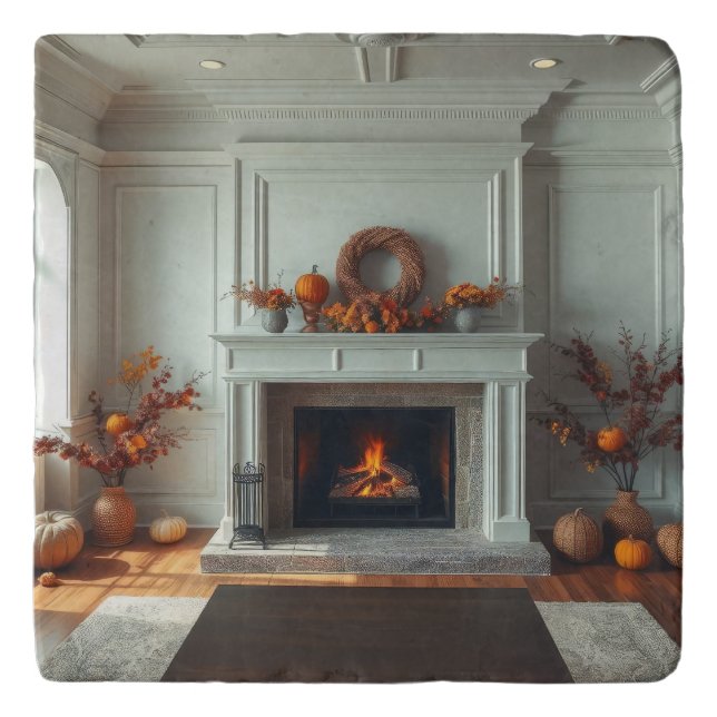 Cozy fireplace trivet (Front)