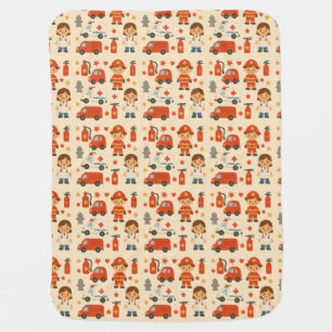 Cozy First Responder Baby Blanket – Firefighter &