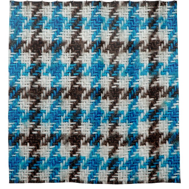 Cozy flannel fabric, textural background. shower curtain (Front)