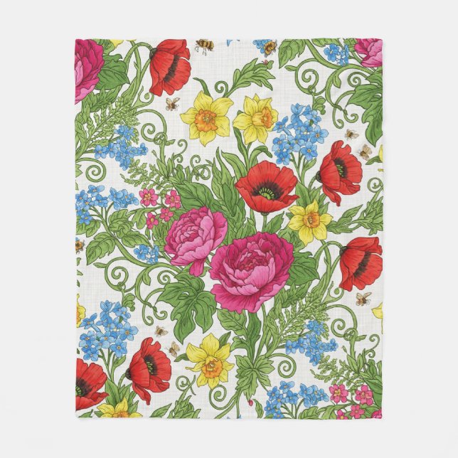 Cozy Fleece Blanket (Front)