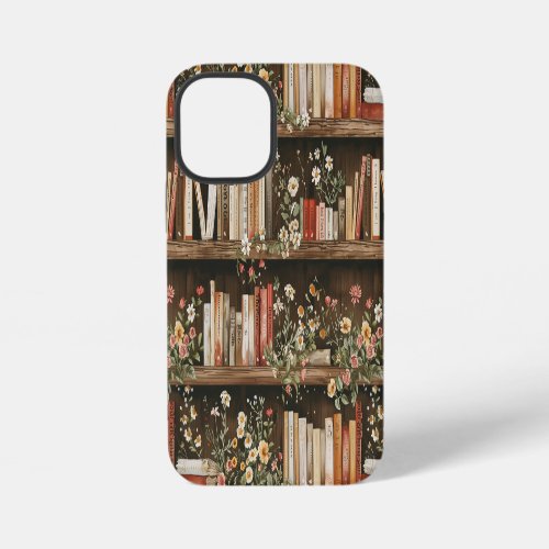 Cozy Floral Bookshelf Phone Case