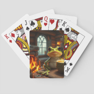 Cozy Frog Poker Cards