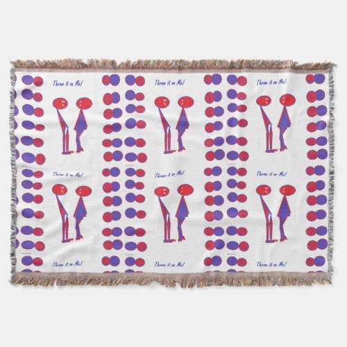 Cozy Fun Abstract Artful Throw Blanket