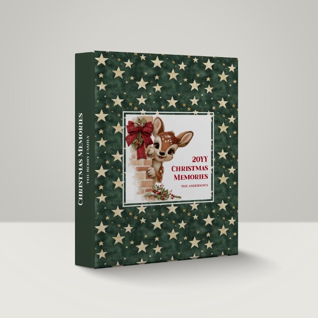 Cozy Funny Reindeer Christmas Memory Binder (Cozy Funny Reindeer Christmas Memory Binder)