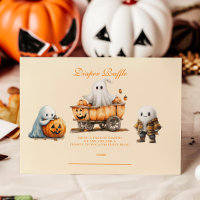 Cozy Ghost Cottage Halloween Diapper Raffle