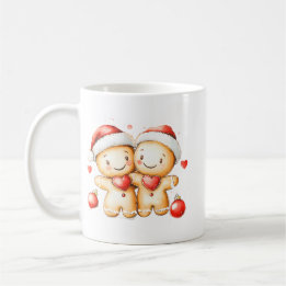 Cozy Gingerbread Man Hug | Festive Holiday Mug