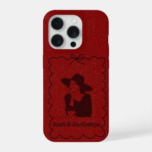 Cozy Girl Drinking Coffee iPhone Case