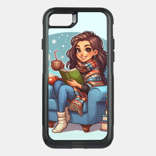Cozy Girl Vibes Otterbox iPhone Case (Back)