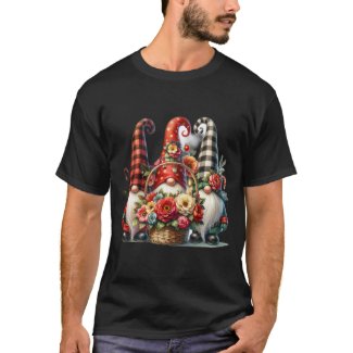 Cozy Gnome Christmas Designs T-Shirt