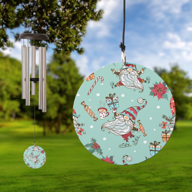 cozy gnomes scandinavian home accents wind chime  (Outdoor)