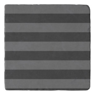 Cozy Gray Striped Trivet