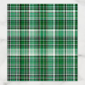 Cozy Green and White Plaid Flannel Pattern Envelope Liner (Design)
